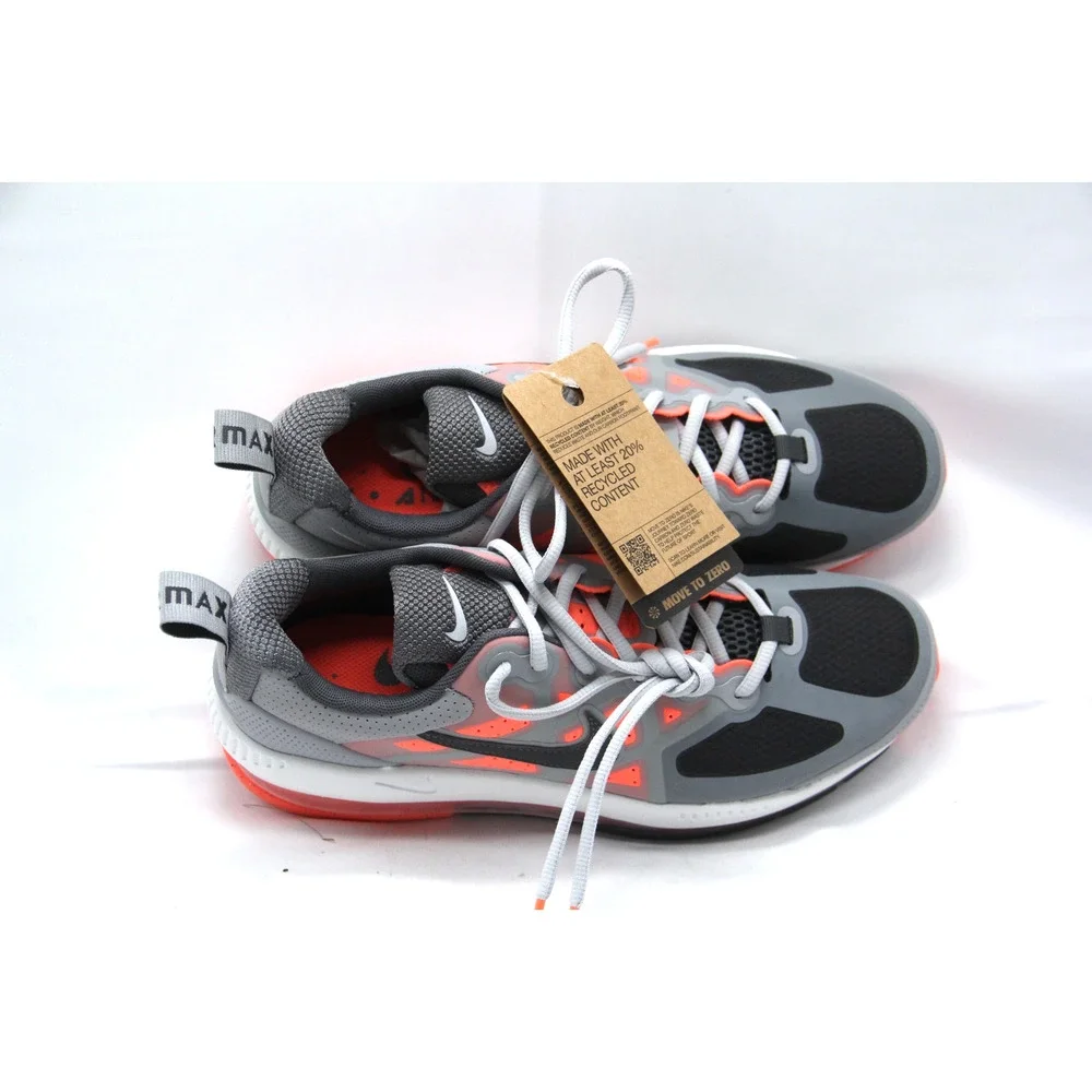 Nike Air Max Genome LT Shoes Mens Size 9 Smoke Gray Coral Sneakers CW1648-004
